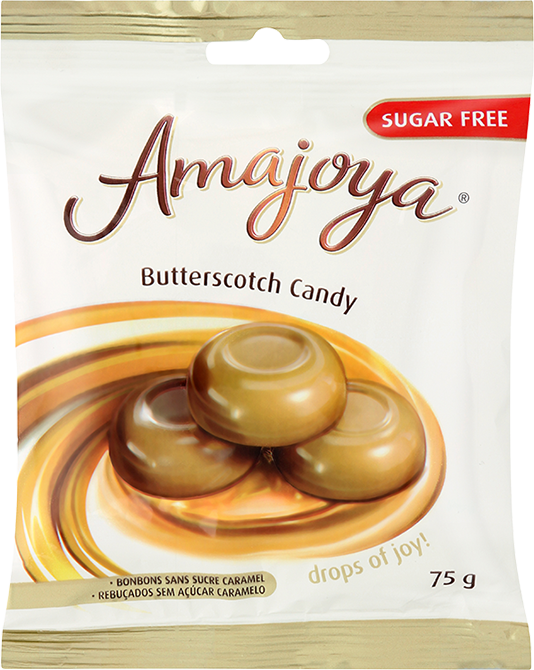 Amajoya Sugar Free Butterscotch Candy 75 g